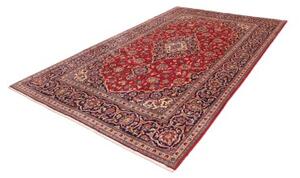 Tappeto Ardakan Medaglione Floreale Rosso Blu Scuro 194x310 Cm