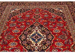 Tappeto Ardakan Medaglione Floreale Rosso Blu Scuro 200x285 Cm
