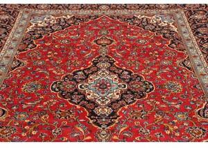 Tappeto Ardakan Medaglione Floreale Rosso Blu Scuro 250x356 Cm