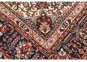 Tappeto Tabriz Stilizzato Rosso Blu Scuro 206x300 Cm