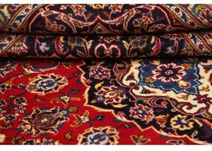 Tappeto Ardakan Medaglione Floreale Rosso Blu Scuro 200x285 Cm