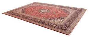 Tappeto Ardakan Medaglione Floreale Rosso Blu Scuro 252x348 Cm