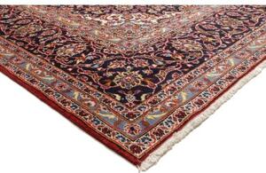 Tappeto Ardakan Medaglione Floreale Rosso Blu Scuro 252x348 Cm