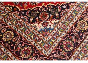 Tappeto Ardakan Medaglione Floreale Rosso Blu Scuro 200x285 Cm