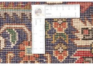 Tappeto Tabriz Stilizzato Rosso Blu Scuro 200x297 Cm