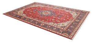Tappeto Tabriz Stilizzato Rosso Blu Scuro 200x297 Cm