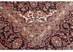 Tappeto Ardakan Medaglione Floreale Rosso Blu Scuro 252x348 Cm