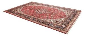 Tappeto Tabriz Stilizzato Rosso Blu Scuro 206x300 Cm