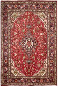 Tappeto Tabriz Stilizzato Rosso Blu 203x304 Cm