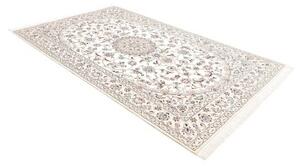 Tappeto Nain 9la Medaglione Floreale Avorio Blu 168x272 Cm