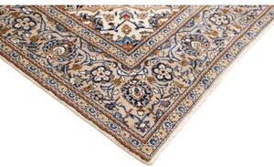 Tappeto Kashan Medaglione Floreale Avorio Blu 200x304 Cm