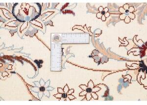 Tappeto Nain 9la Medaglione Floreale Avorio Rosa 165x255 Cm