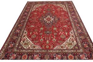 Tappeto Tabriz Stilizzato Rosso Blu Scuro 200x300 Cm