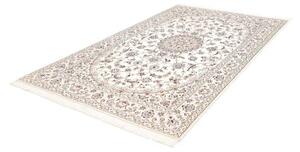 Tappeto Nain 9la Medaglione Floreale Avorio Blu 168x272 Cm