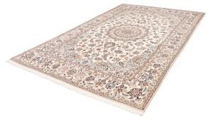 Tappeto Nain 9la Medaglione Floreale Avorio Blu 200x307 Cm