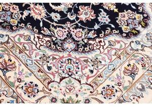 Tappeto Nain 9la Medaglione Floreale Avorio Blu Scuro 146x246 Cm
