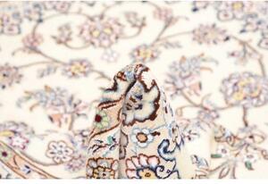 Tappeto Nain 9la Medaglione Floreale Avorio Blu 138x204 Cm