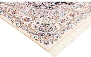 Tappeto Nain 9la Medaglione Floreale Avorio Blu Scuro 146x246 Cm