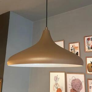 Lampada a sospensione marrone diametro 35 cm E27 metallo Lampada moderna