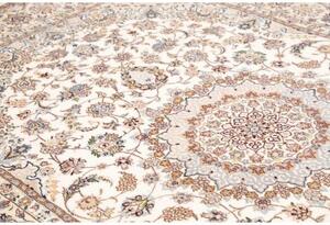 Tappeto Nain 9la Medaglione Floreale Avorio Blu 200x307 Cm