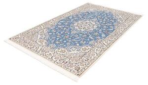 Tappeto Nain 9la Medaglione Floreale Blu Avorio 140x220 Cm