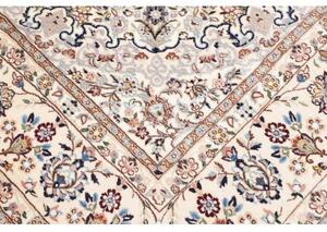 Tappeto Nain 9la Medaglione Floreale Avorio Blu 200x307 Cm