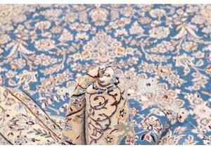 Tappeto Nain 9la Medaglione Floreale Blu Avorio 158x255 Cm