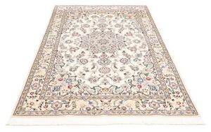 Tappeto Nain 9la Medaglione Floreale Avorio Blu Chiaro 133x213 Cm
