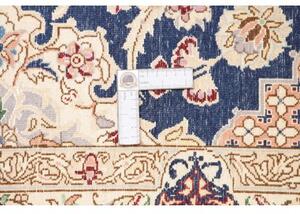 Tappeto Nain 9la Stilizzato Blu Notte Avorio 124x197 Cm