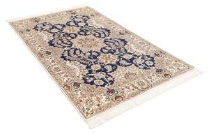 Tappeto Nain 9la Stilizzato Blu Notte Avorio 124x197 Cm