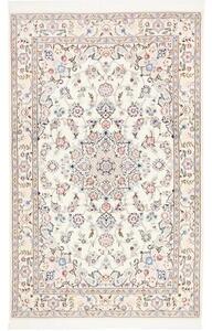 Tappeto Nain 9la Medaglione Floreale Avorio Blu Chiaro 133x213 Cm