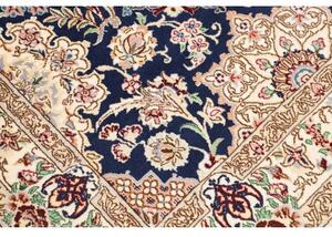 Tappeto Nain 9la Stilizzato Blu Notte Avorio 124x197 Cm