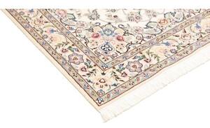 Tappeto Nain 9la Medaglione Floreale Avorio Blu Chiaro 133x213 Cm