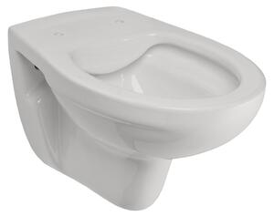 WC sospeso senza brida Calmwaters® in grigio Manhattan, WC a parete con scarico orizzontale, WC a scarico profondo senza brida, WC a scarico profondo sospeso, WC a parete in Vetroceramica sanitaria grigio, 08AB6145