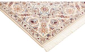 Tappeto Nain 9la Medaglione Floreale Avorio Blu Chiaro 159x252 Cm