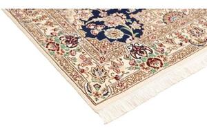 Tappeto Nain 9la Stilizzato Blu Notte Avorio 124x197 Cm