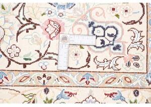 Tappeto Nain 9la Medaglione Floreale Avorio Blu Chiaro 133x213 Cm