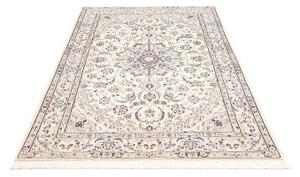 Tappeto Nain 9la Medaglione Floreale Avorio Blu 132x208 Cm