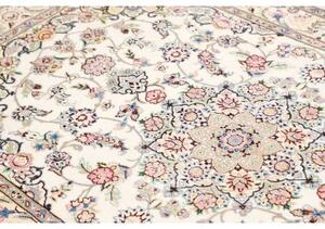 Tappeto Nain 9la Medaglione Floreale Avorio Blu Chiaro 133x213 Cm