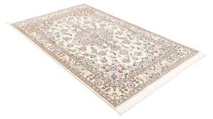 Tappeto Nain 9la Medaglione Floreale Avorio Blu Chiaro 133x213 Cm