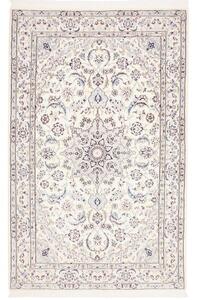 Tappeto Nain 9la Medaglione Floreale Avorio Blu 132x208 Cm