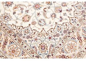 Tappeto Nain 9la Medaglione Floreale Avorio Blu Chiaro 159x252 Cm