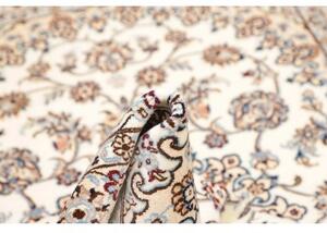 Tappeto Nain 9la Medaglione Floreale Avorio Blu 132x202 Cm