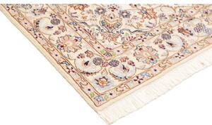 Tappeto Nain 9la Medaglione Floreale Avorio Blu Chiaro 133x212 Cm