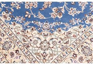 Tappeto Nain 9la Medaglione Floreale Blu Avorio 128x200 Cm