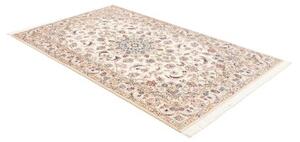Tappeto Nain 9la Medaglione Floreale Avorio Blu Chiaro 133x212 Cm