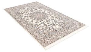 Tappeto Nain 9la Medaglione Floreale Avorio Blu Scuro 130x208 Cm