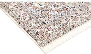 Tappeto Nain 9la Medaglione Floreale Avorio Blu Scuro 130x208 Cm