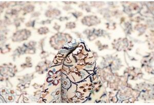 Tappeto Nain 9la Medaglione Floreale Avorio Blu Scuro 130x208 Cm
