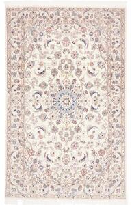 Tappeto Nain 9la Medaglione Floreale Avorio Blu Chiaro 133x212 Cm